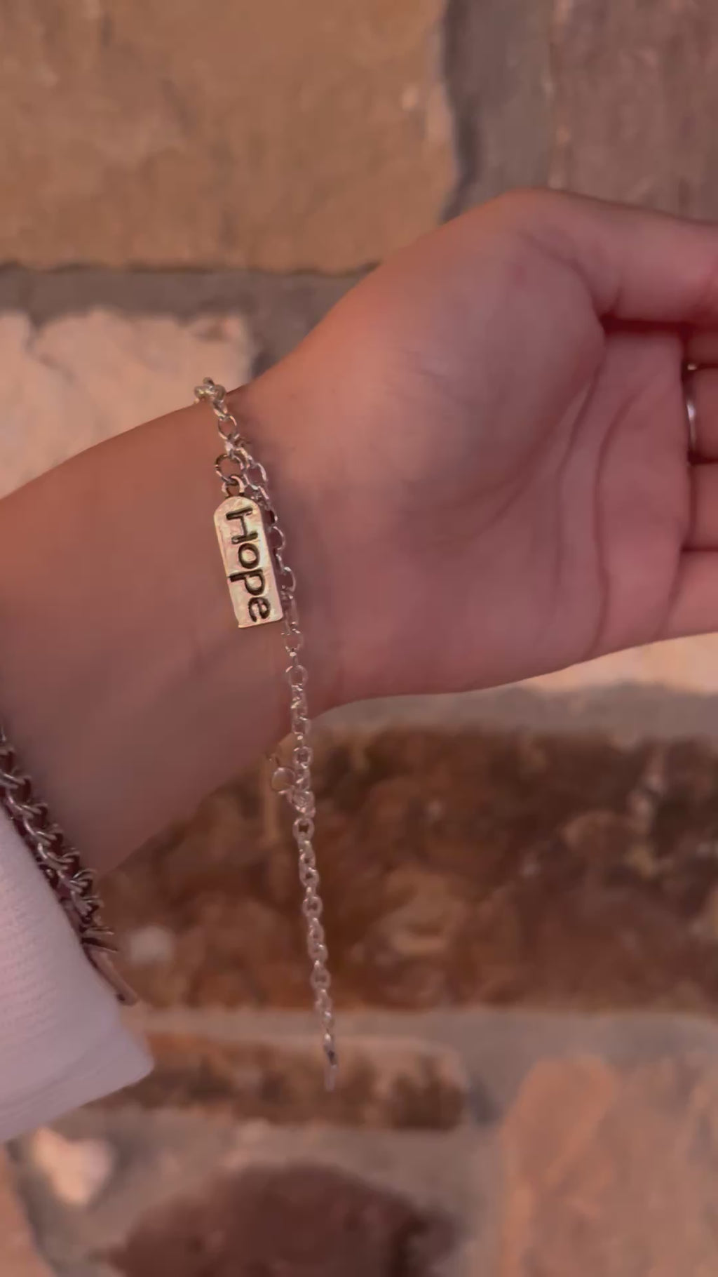 Hope Charm Bracelet